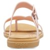Sandály Crocs (WMNS) Tulum Shimmer Toe Post „Pink Clay“ 208666-6TY