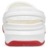 Sandály Crocsband Full Force Thick Sole White Red Unisex 206122-100