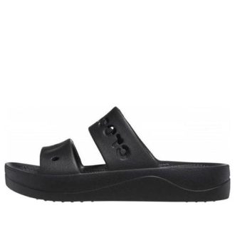 Sandály na platformě Crocs Baya „Černá“ 208188-001