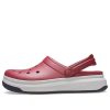 Sandály se silnou podrážkou Crocsband Full Force Red White 206122-6RU