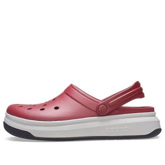 Sandály se silnou podrážkou Crocsband Full Force Red White 206122-6RU