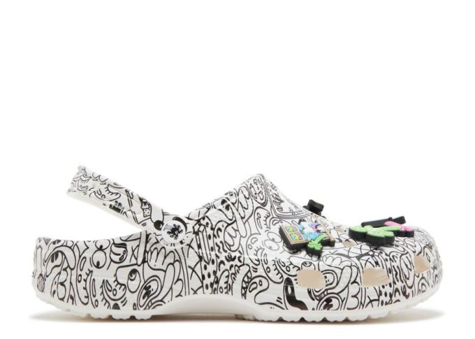Steven Harrington x Classic Clog „Quickstrike – White Black“