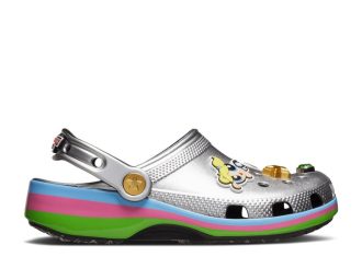 The Powerpuff Girls x Classic Clog Kids „Metallic Silver“