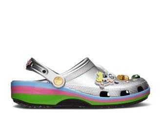 The Powerpuff Girls x Classic Clog „Metallic Silver“