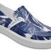 Tropické tenisky Crocs Roca „Blue White“ 2048064HB