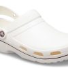 Útulné sportovní unisex bílé hnědé sandály Crocs odolné proti opotřebení „White Brown“ 205883-0FW