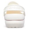 Útulné sportovní unisex bílé hnědé sandály Crocs odolné proti opotřebení „White Brown“ 205883-0FW