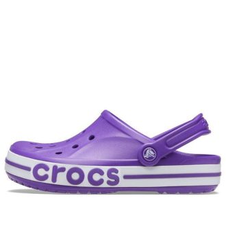 Unisex fialové sandály Crocs Bayaband Clog odolné proti opotřebení 205089-520
