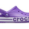 Unisex fialové sandály Crocs Bayaband Clog odolné proti opotřebení 205089-520
