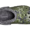 Unisex maskáčové pantofle Crocs Baya s potiskem Fleece 205975-97G