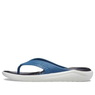 Venkovní plážové žabky Crocs LiteRide Black Blue 205182-4SB