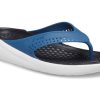 Venkovní plážové žabky Crocs LiteRide Black Blue 205182-4SB