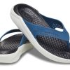 Venkovní plážové žabky Crocs LiteRide Black Blue 205182-4SB