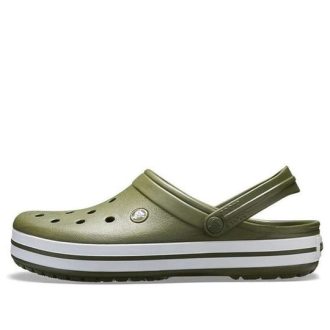 Zelené sandály Crocs Beach Army 11016-37P